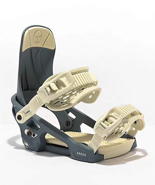 Arbor Women's Acacia Slate Snowboard Bindings 2023 4 Arbor Women's Acacia Slate Snowboard Bindings 2023 - Image 2