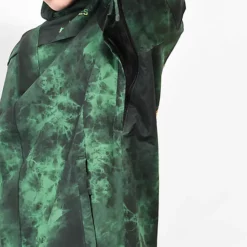 Broken Promises Dark Rider Men's Green & Black Tie Dye Snowboard Jacket -Lib Tech Shop Broken Promises Dark Rider Mens Green Black Tie Dye Snowboard Jacket 355514 alt4 US