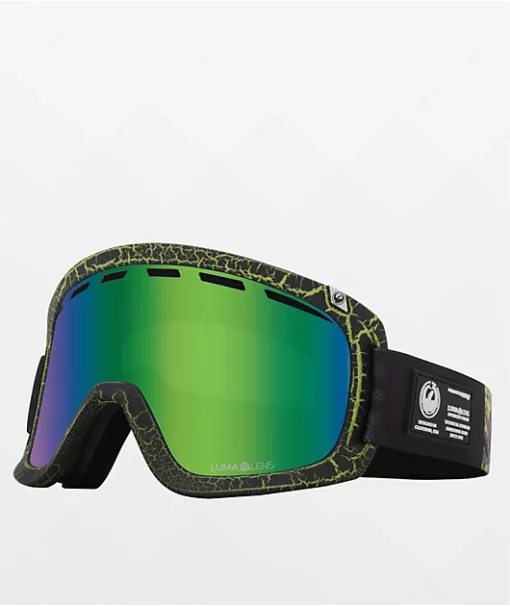 Dragon Alliance Dragon D1 OTG Lichen Green Snowboard Goggles 1 Dragon Alliance Dragon D1 OTG Lichen Green Snowboard Goggles -Lib Tech Shop Dragon D1 OTG Lichen Green Snowboard Goggles 361047 front US