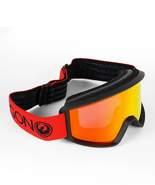 Dragon Alliance Dragon DXT OTG Saffron & Red Ion Snowboard Goggles 5 Dragon Alliance Dragon DXT OTG Saffron & Red Ion Snowboard Goggles - Image 3