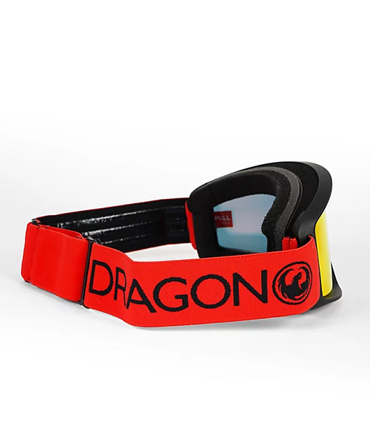 Dragon Alliance Dragon DXT OTG Saffron & Red Ion Snowboard Goggles 4 Dragon Alliance Dragon DXT OTG Saffron & Red Ion Snowboard Goggles - Image 2