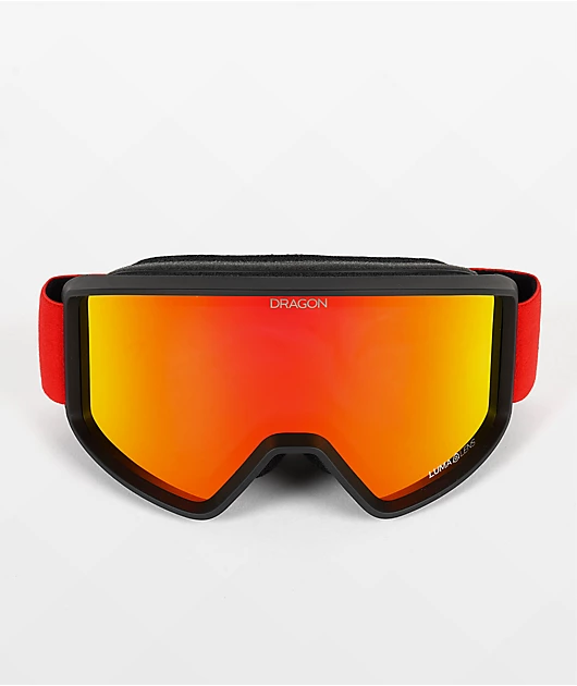 Dragon Alliance Dragon DXT OTG Saffron & Red Ion Snowboard Goggles 3 Dragon Alliance Dragon DXT OTG Saffron & Red Ion Snowboard Goggles