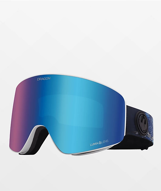 Dragon Alliance Dragon Iguchi PXV Blue Ion Snowboard Goggles 3 Dragon Alliance Dragon Iguchi PXV Blue Ion Snowboard Goggles