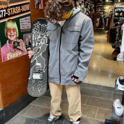 Empyre Blizzard Grey 10K Snowboard Jacket 2023 -Lib Tech Shop Empyre Blizzard Grey 10K Snowboard Jacket 2023 357364 alt6