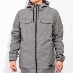 Empyre Blizzard Grey 10K Snowboard Jacket 2023