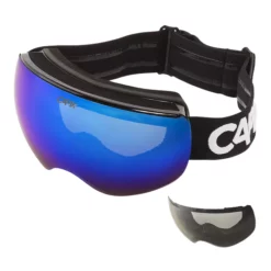Capix Venture Ski & Snowboard Goggles 2019/20 - Black With Polarized Photochromic Lens + Bonus Lens