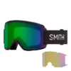 Smith Squad Ski & Snowboard Goggles 2020/21 - Black With Sun Green ChromaPop Mirror Lens + Bonus Lens -Lib Tech Shop FGL 333279279 01 a