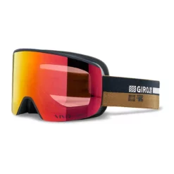 Giro Axis Ski & Snowboard Goggles 2021/22 Black With Vivid Ember Lens + Bonus Lens