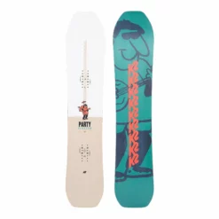 K2 Unisex Party Platter 2023 Intermediate Snowboard, All Mountain, Directional