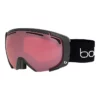 Bolle Supreme OTG Ski & Snowboard Goggles 2023 Black Corp Matte With Vermillon Gun Lens