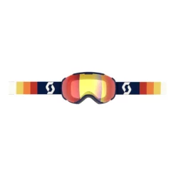 Scott Faze II Retro Ski & Snowboard Goggles 2023 Blue With Red Chrome Lens