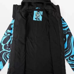 RIPNDIP Trippy Treat Black & Blue 10K Snowboard Jacket 2023 -Lib Tech Shop RIPNDIP Trippy Treat Black Blue 10K Snowboard Jacket 2023 176561 alt1 CA