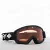Spy Crusher Black & Persimmon Snowboard Goggles -Lib Tech Shop Spy Crusher Black Persimmon Snowboard Goggles 333876 front US