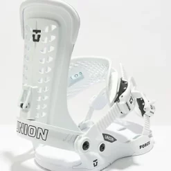 Union Force White Snowboard Bindings 2023