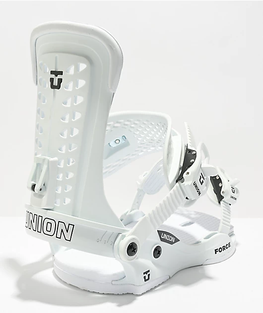 Union Force White Snowboard Bindings 2023 3 Union Force White Snowboard Bindings 2023