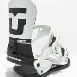Union Strata White Snowboard Bindings 2023