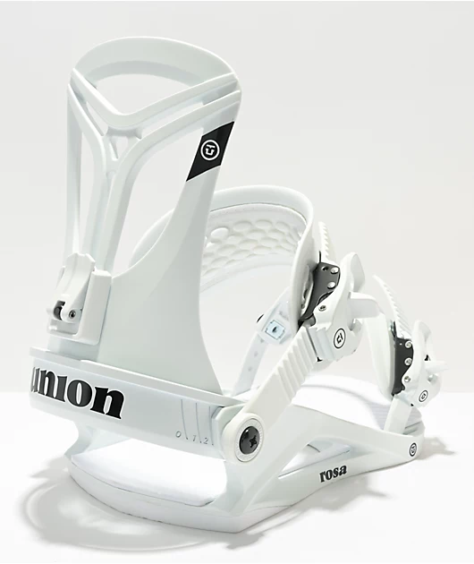 Union Women's Rosa White Snowboard Bindings 2023 3 Union Women's Rosa White Snowboard Bindings 2023