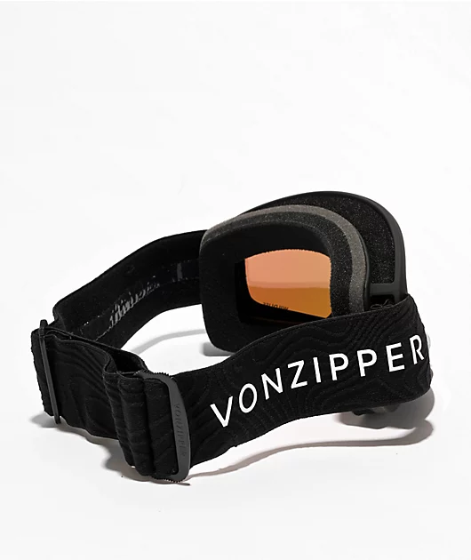 VONZIPPER Trike Black Satin & Stellar Chrome Snowboard Goggles 4 VONZIPPER Trike Black Satin & Stellar Chrome Snowboard Goggles - Image 2