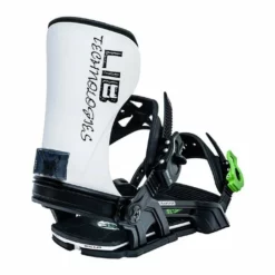 Bent Metal Mens Transfer Snowboard Binding-Black White-L