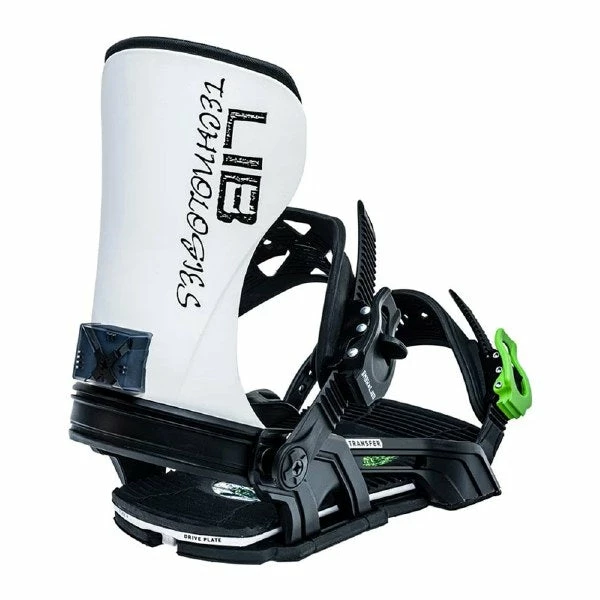Bent Metal Mens Transfer Snowboard Binding-Black White-L 3 Bent Metal Mens Transfer Snowboard Binding-Black White-L