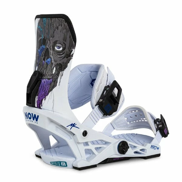 Now Bindings Mens Select Pro X Kowalchuk Snowboard Binding-White-L 3 Now Bindings Mens Select Pro X Kowalchuk Snowboard Binding-White-L