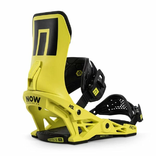 Now Bindings Mens Select Pro Snowboard Binding-Yellow-L 3 Now Bindings Mens Select Pro Snowboard Binding-Yellow-L